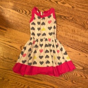 Girls Gymboree heart sleeveless dress